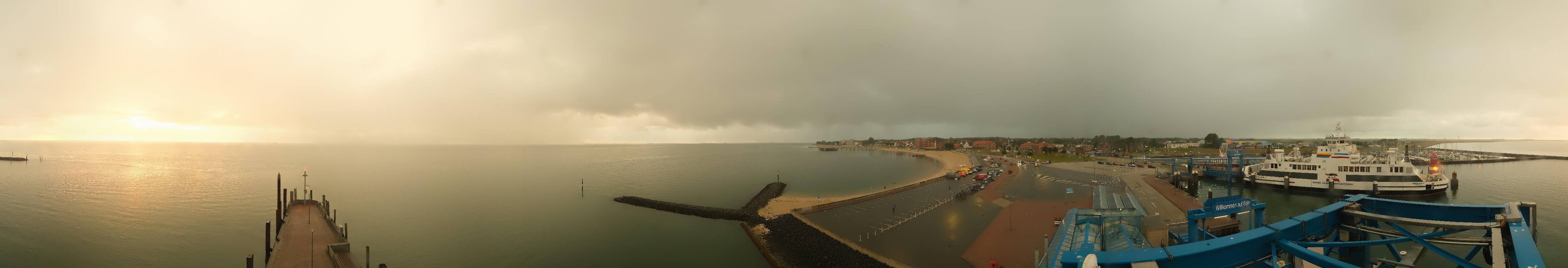 Archiv Foto Webcam Insel Föhr - Fähranleger Wyk
