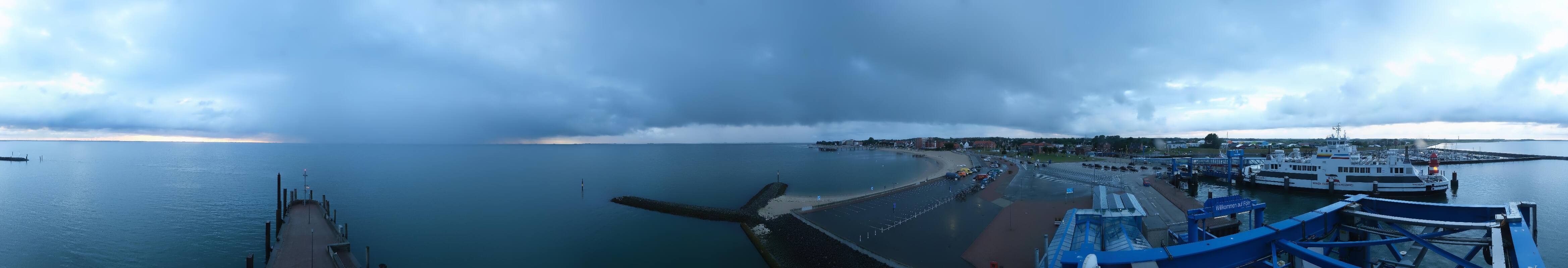 Archiv Foto Webcam Insel Föhr - Fähranleger Wyk