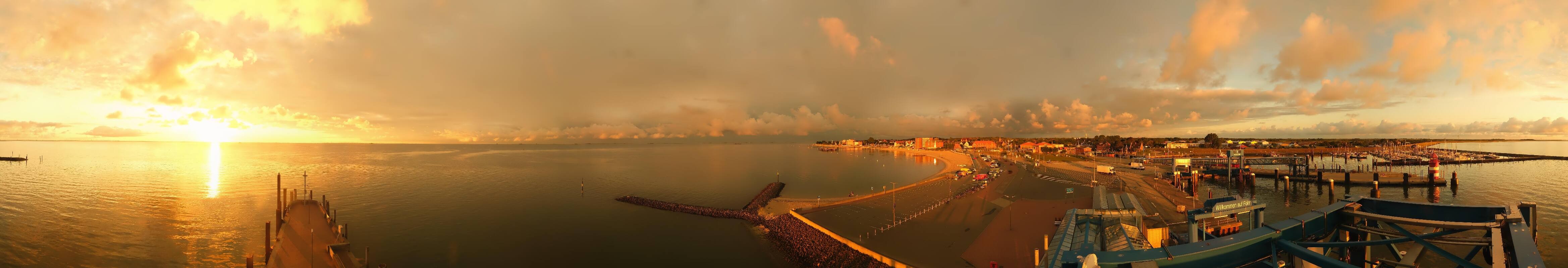 Archiv Foto Webcam Insel Föhr - Fähranleger Wyk