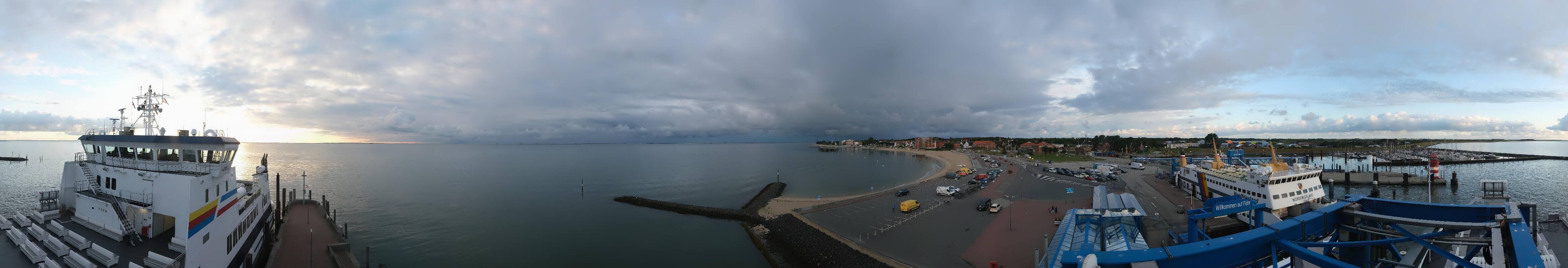 Archiv Foto Webcam Insel Föhr - Fähranleger Wyk