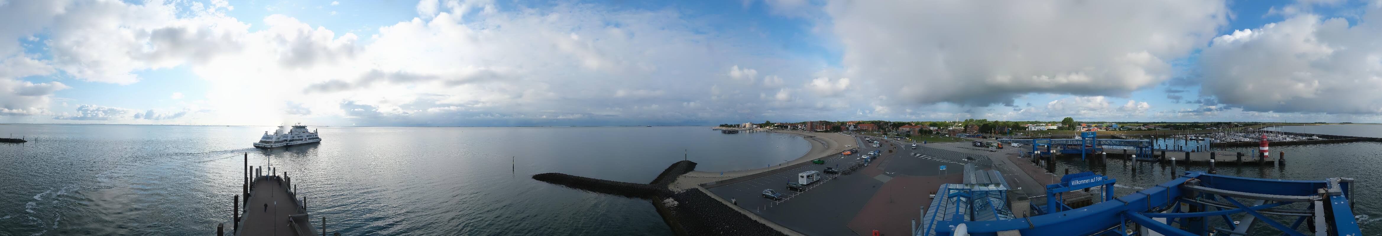 Archiv Foto Webcam Insel Föhr - Fähranleger Wyk