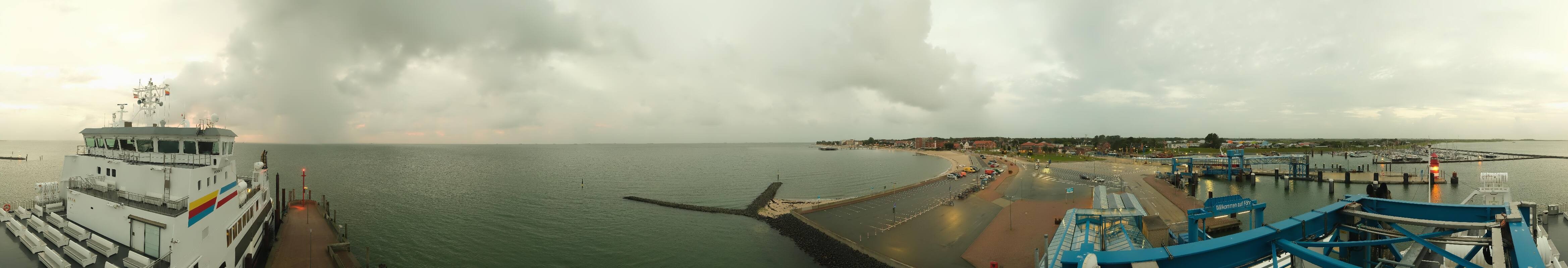 Archiv Foto Webcam Insel Föhr - Fähranleger Wyk