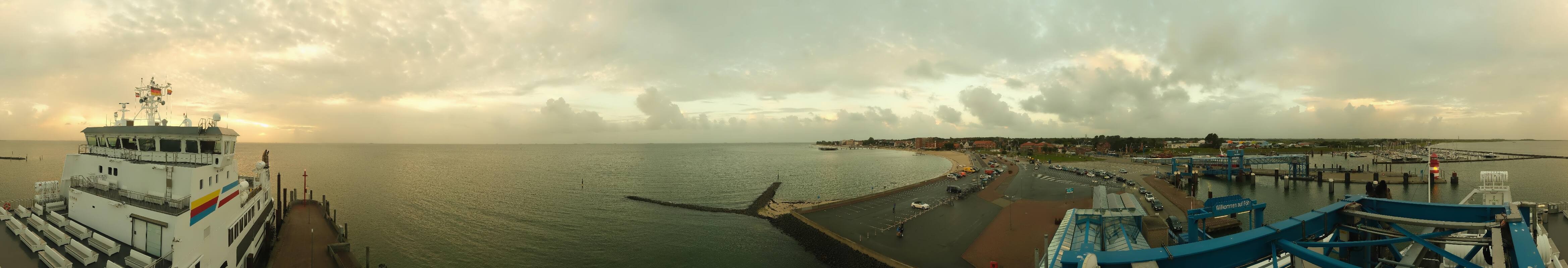 Archiv Foto Webcam Insel Föhr - Fähranleger Wyk