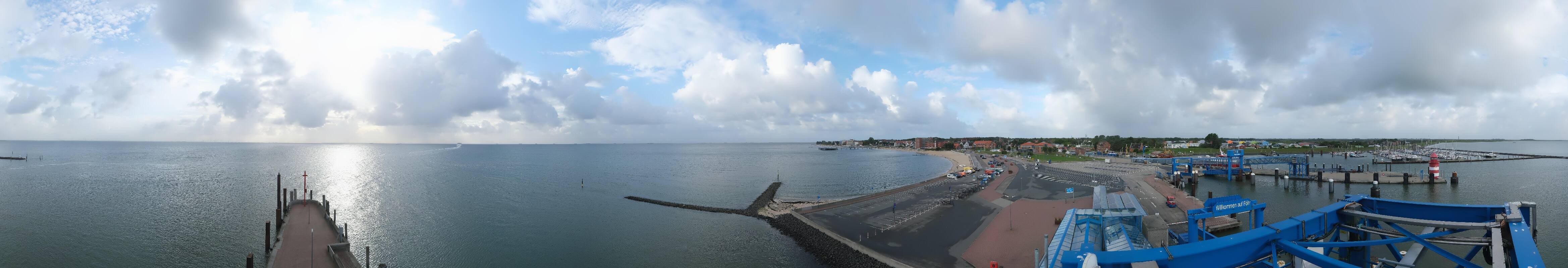 Archiv Foto Webcam Insel Föhr - Fähranleger Wyk