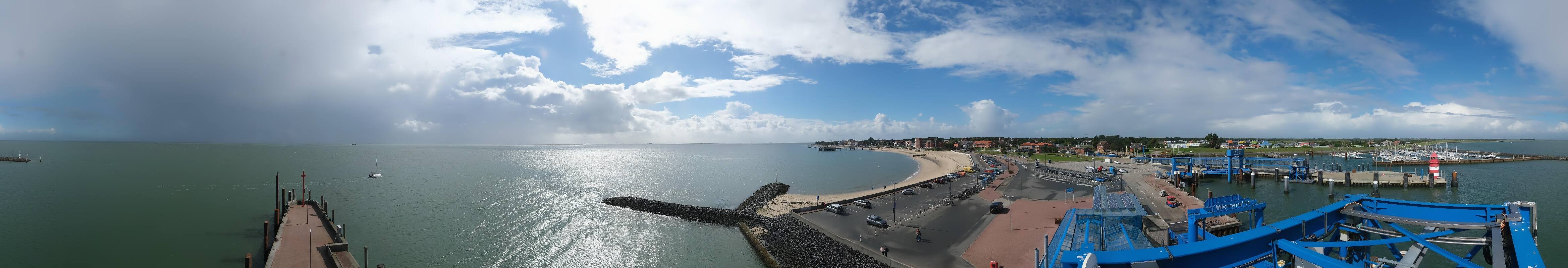 Archiv Foto Webcam Insel Föhr - Fähranleger Wyk