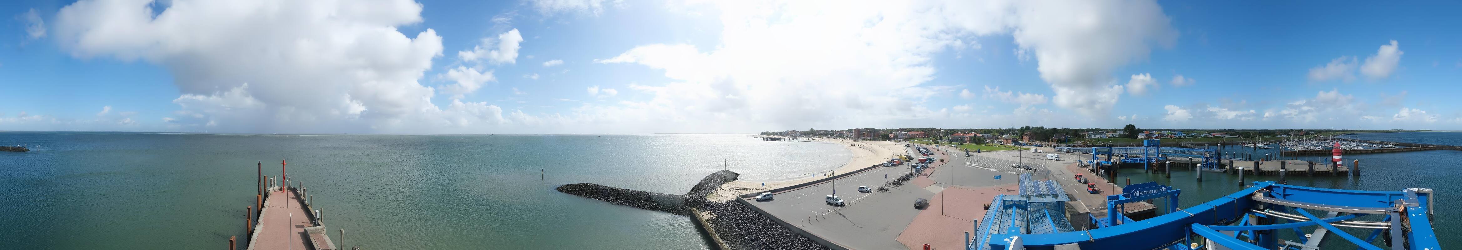 Archiv Foto Webcam Insel Föhr - Fähranleger Wyk