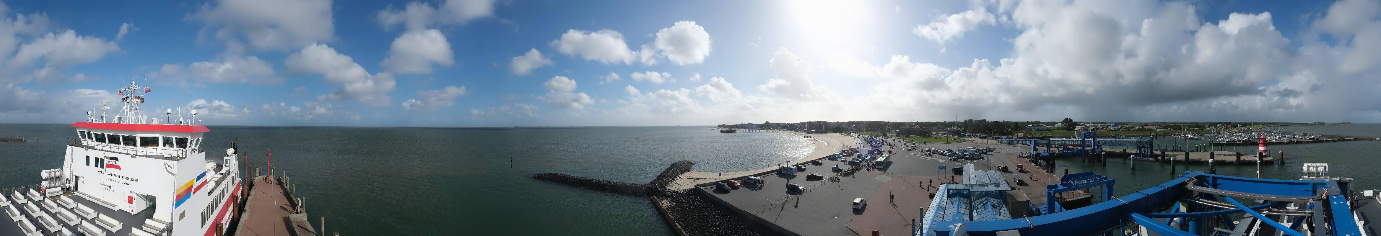 Archiv Foto Webcam Insel Föhr - Fähranleger Wyk