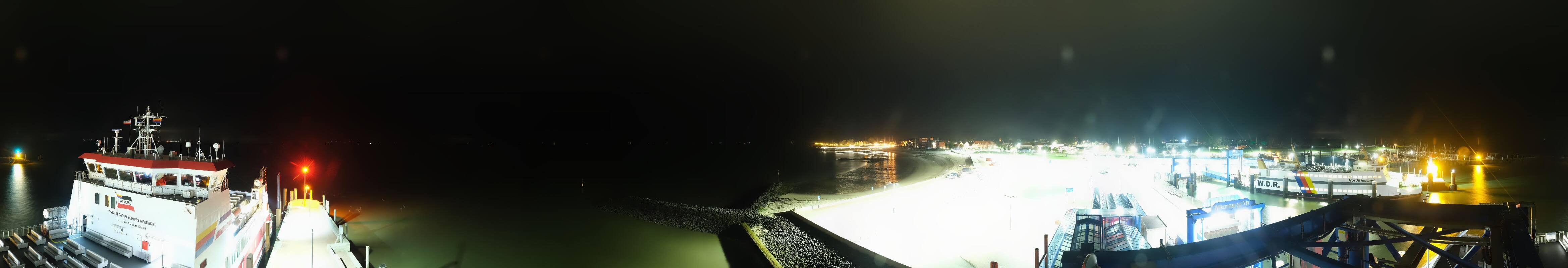 Archived image Webcam Föhr - Ferry terminal and harbour Wyk