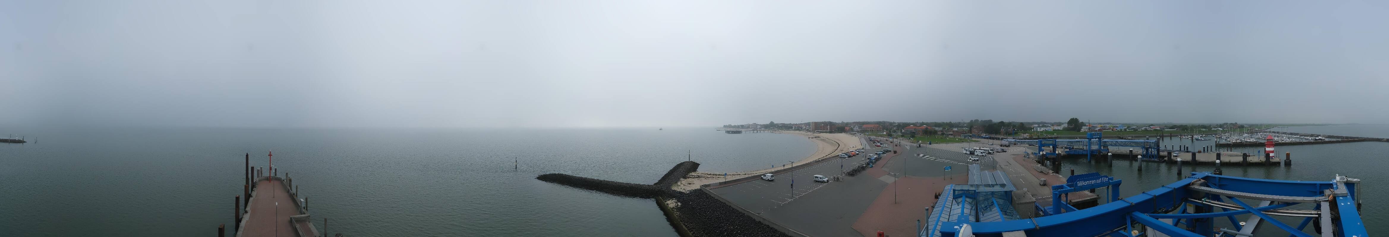 Archived image Webcam Föhr - Ferry terminal and harbour Wyk