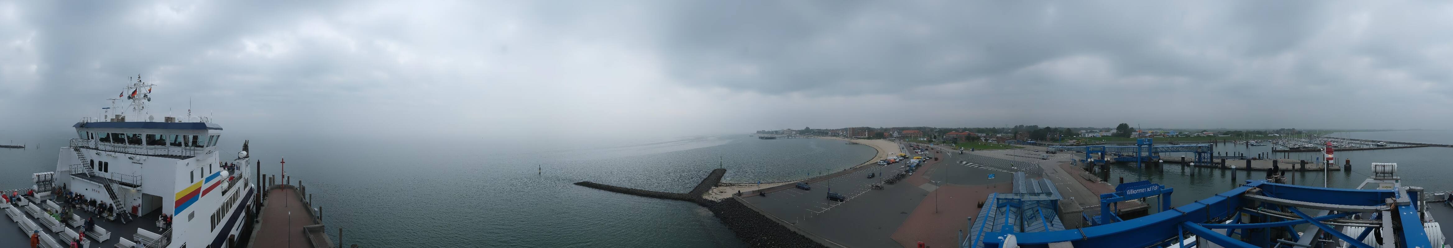 Archived image Webcam Föhr - Ferry terminal and harbour Wyk