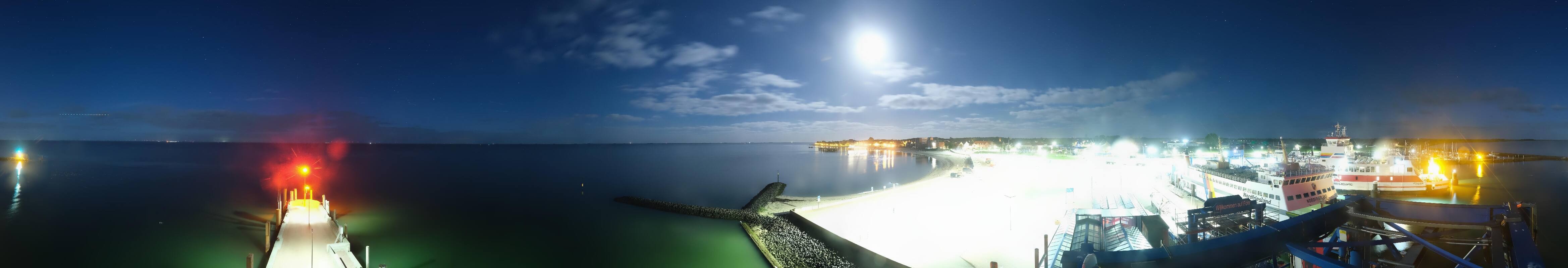 Archiv Foto Webcam Insel Föhr - Fähranleger Wyk
