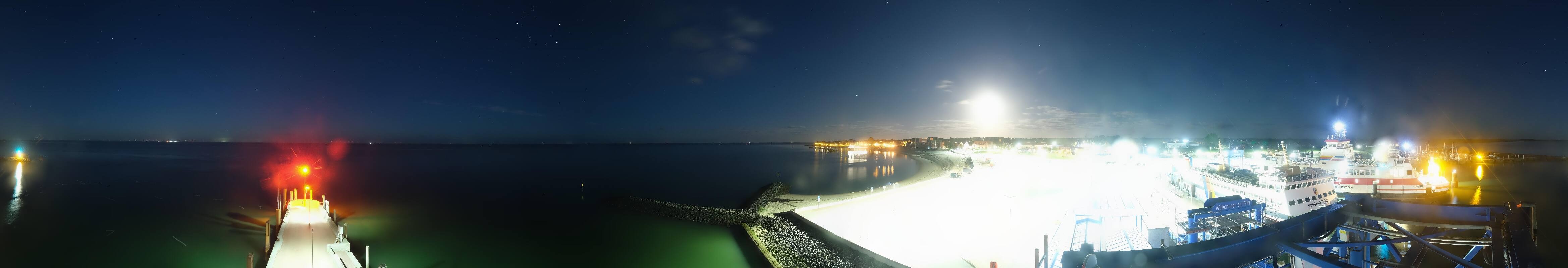 Archiv Foto Webcam Insel Föhr - Fähranleger Wyk