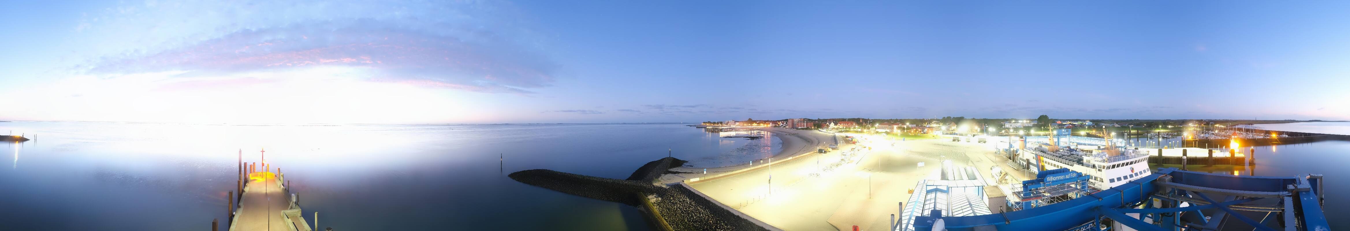 Archiv Foto Webcam Insel Föhr - Fähranleger Wyk