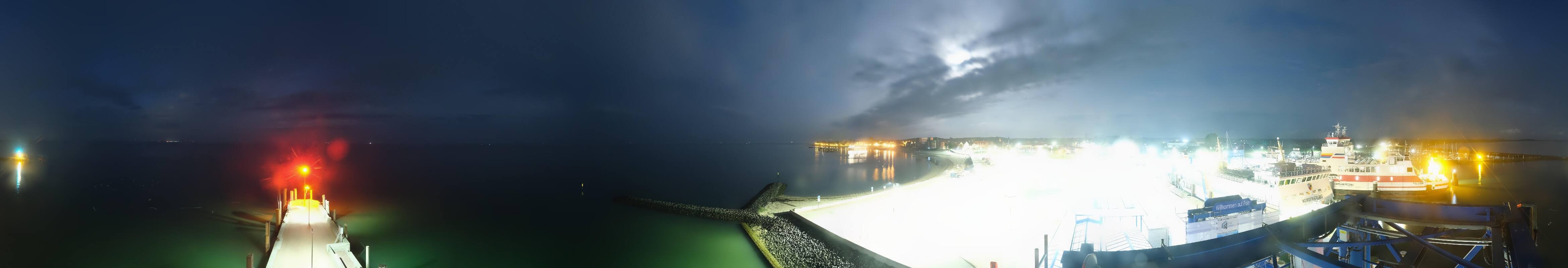 Archiv Foto Webcam Insel Föhr - Fähranleger Wyk
