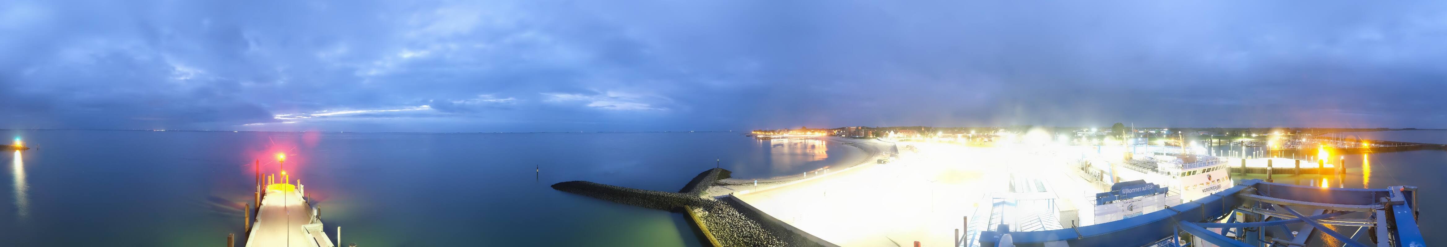 Archiv Foto Webcam Insel Föhr - Fähranleger Wyk