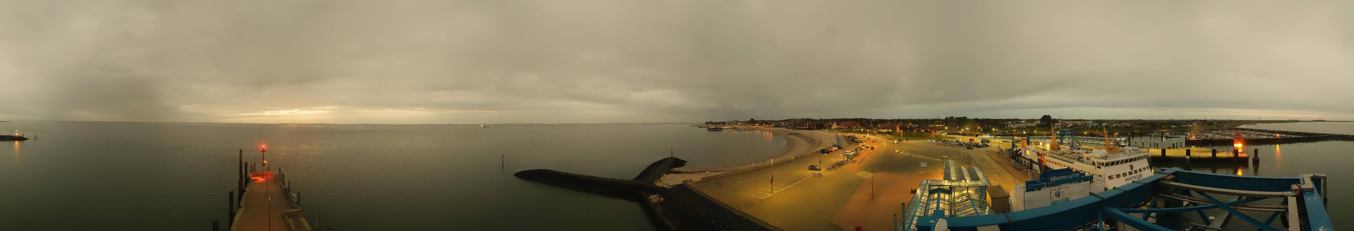 Archiv Foto Webcam Insel Föhr - Fähranleger Wyk