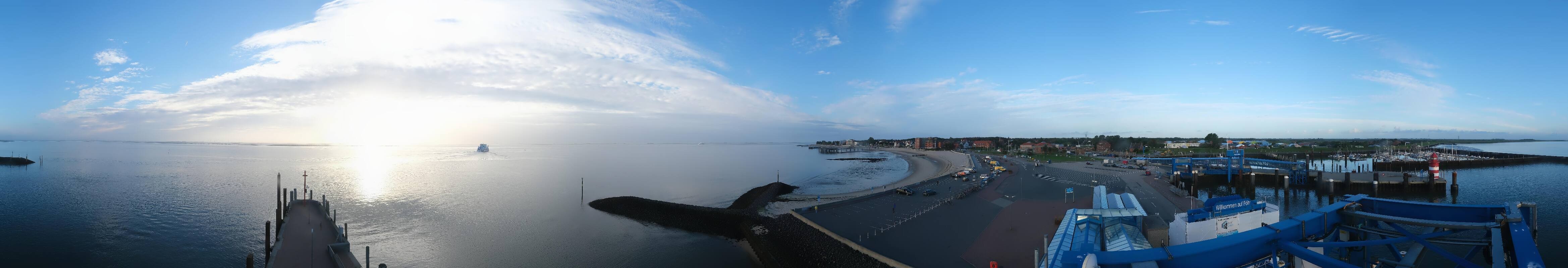 Archiv Foto Webcam Insel Föhr - Fähranleger Wyk
