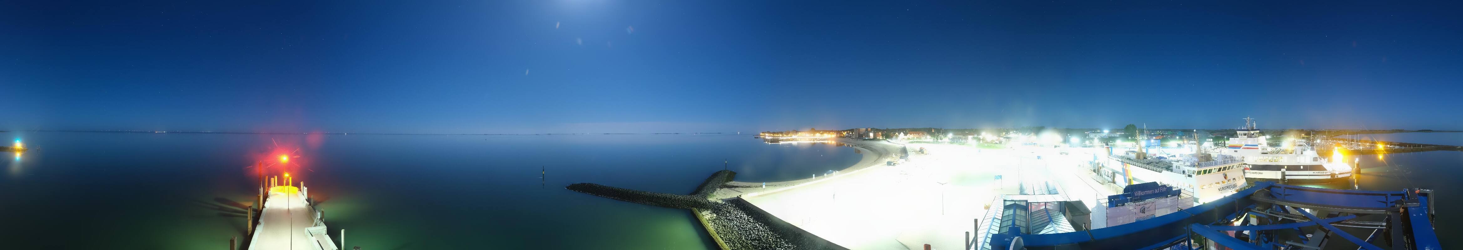 Archiv Foto Webcam Insel Föhr - Fähranleger Wyk