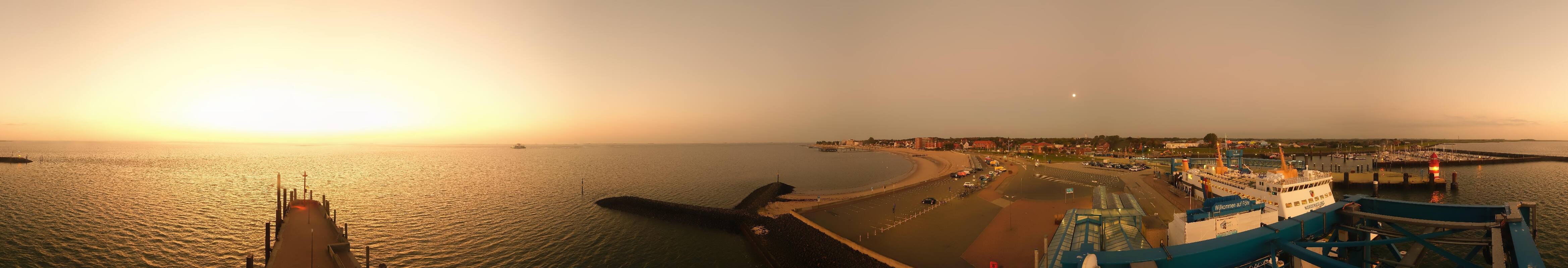 Archiv Foto Webcam Insel Föhr - Fähranleger Wyk