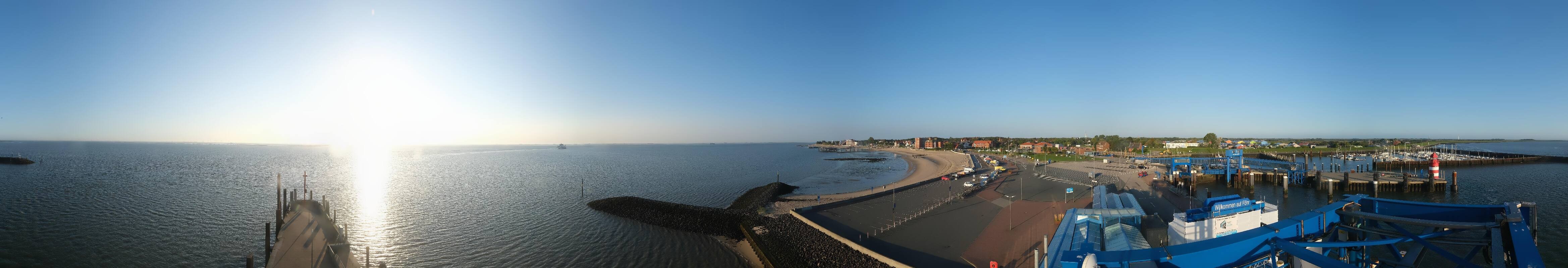 Archiv Foto Webcam Insel Föhr - Fähranleger Wyk