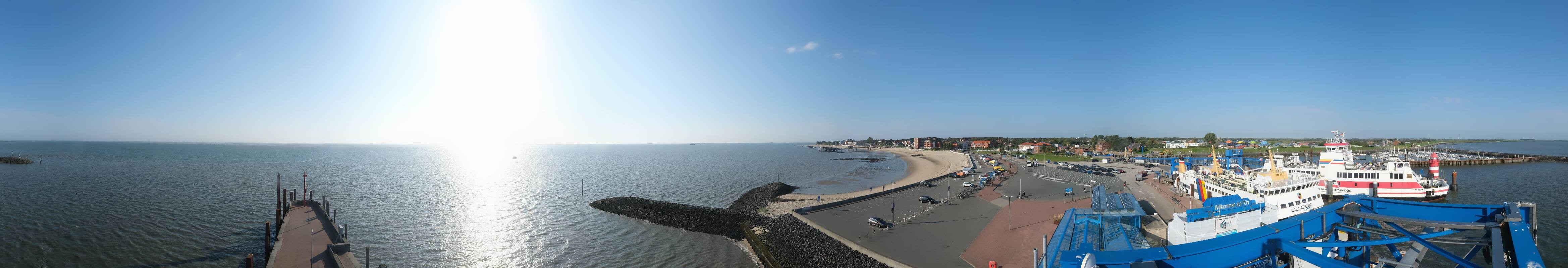 Archiv Foto Webcam Insel Föhr - Fähranleger Wyk
