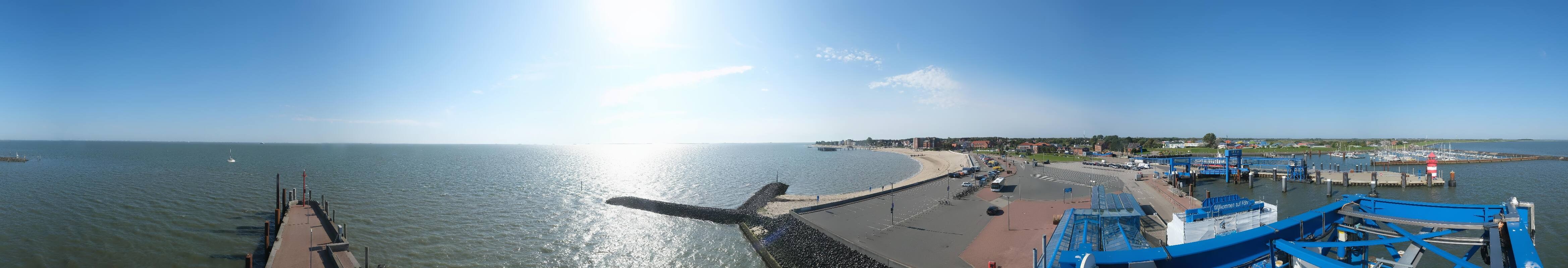 Archiv Foto Webcam Insel Föhr - Fähranleger Wyk