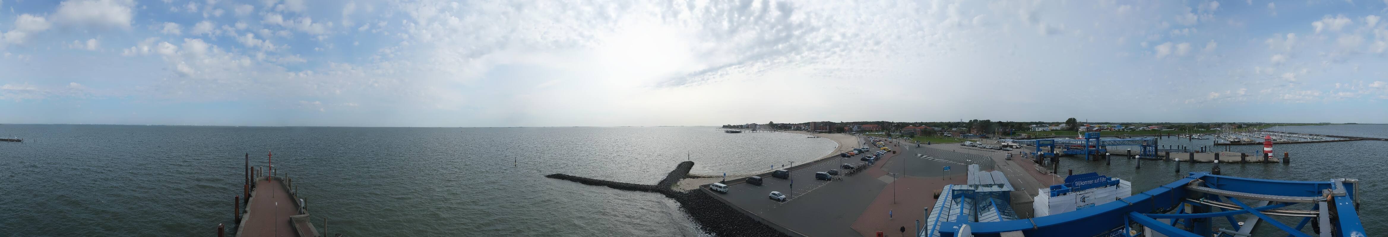 Archiv Foto Webcam Insel Föhr - Fähranleger Wyk