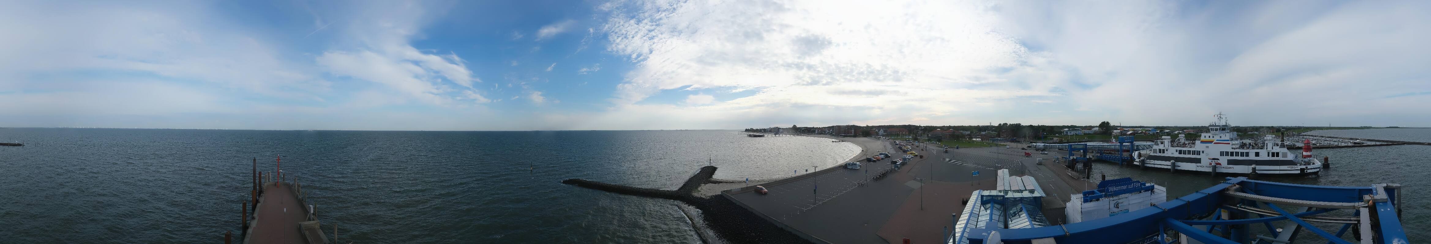 Archiv Foto Webcam Insel Föhr - Fähranleger Wyk