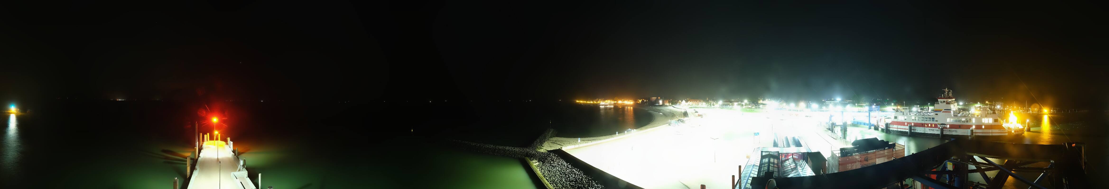 Archived image Webcam Föhr - Ferry terminal and harbour Wyk
