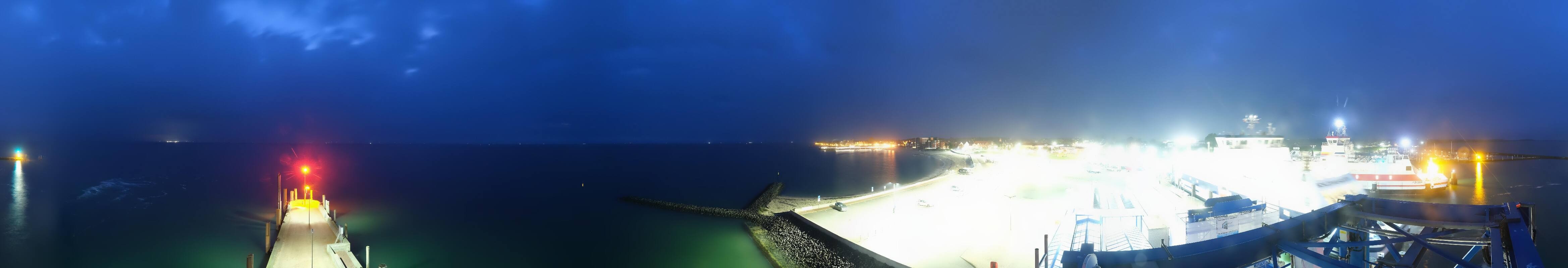 Archiv Foto Webcam Insel Föhr - Fähranleger Wyk