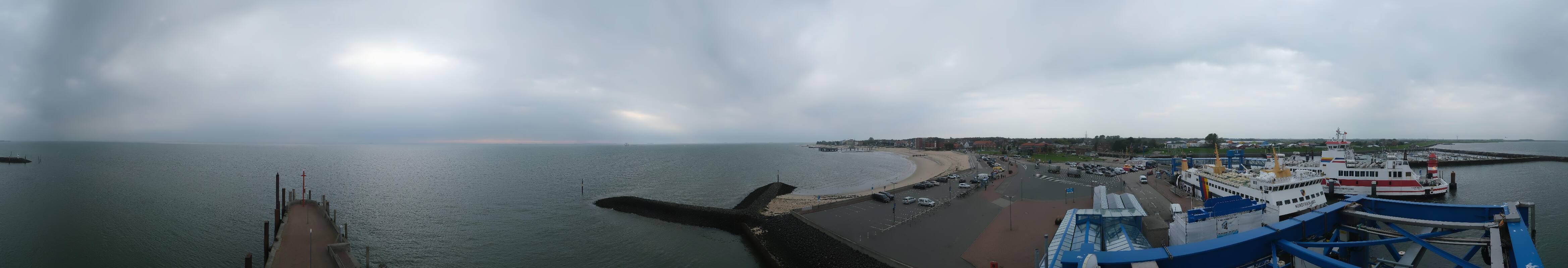 Archiv Foto Webcam Insel Föhr - Fähranleger Wyk