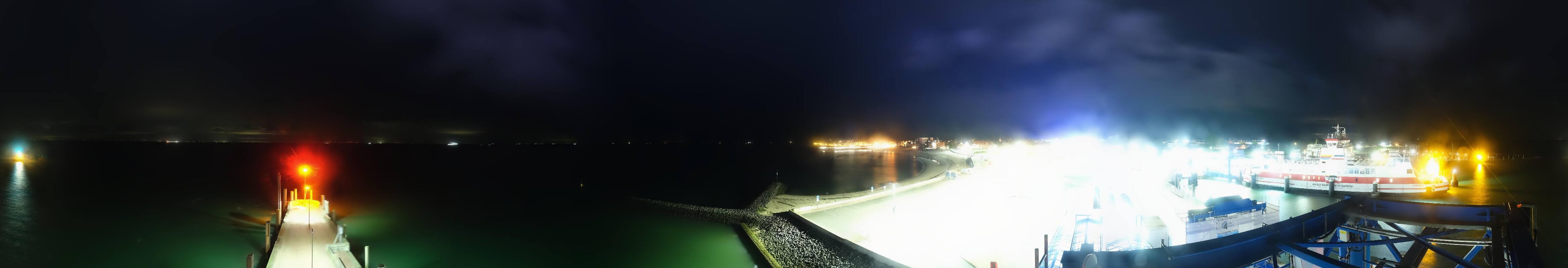 Archiv Foto Webcam Insel Föhr - Fähranleger Wyk
