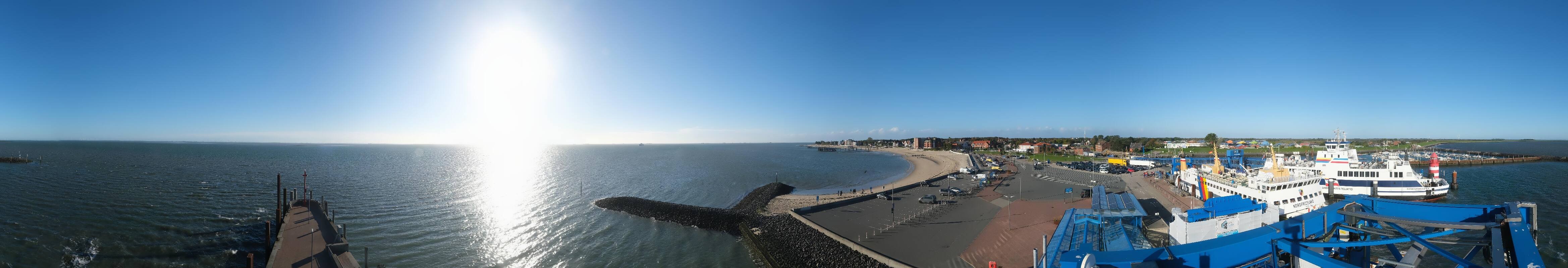 Archiv Foto Webcam Insel Föhr - Fähranleger Wyk