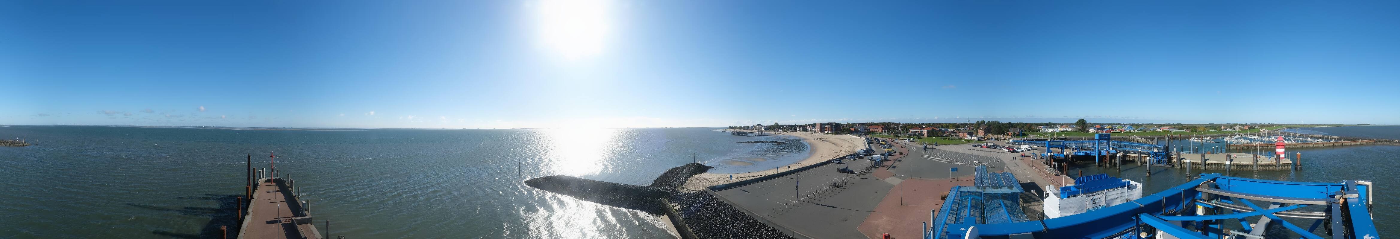 Archiv Foto Webcam Insel Föhr - Fähranleger Wyk