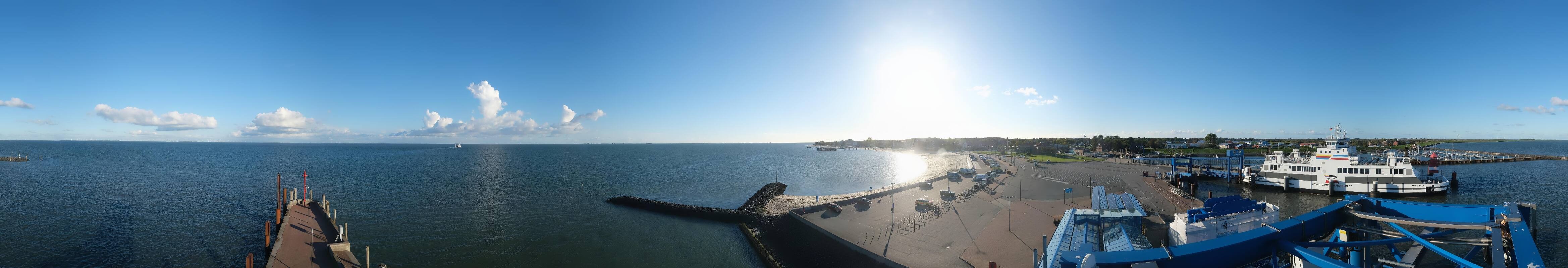 Archiv Foto Webcam Insel Föhr - Fähranleger Wyk