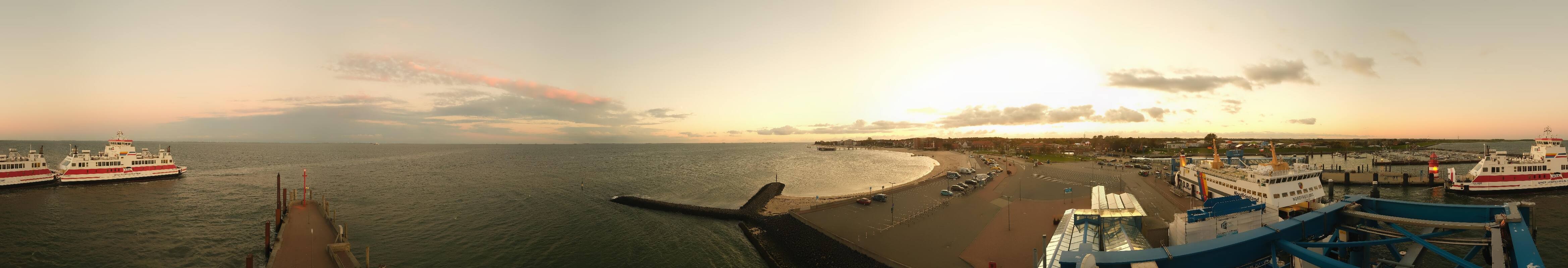Archiv Foto Webcam Insel Föhr - Fähranleger Wyk