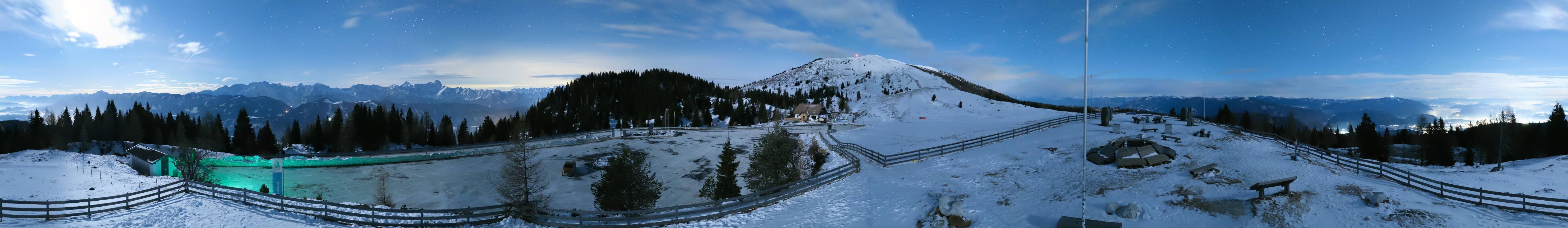 Archiv Foto Webcam Villacher Alpenstraße - Aussichtspunkt Rosstratten