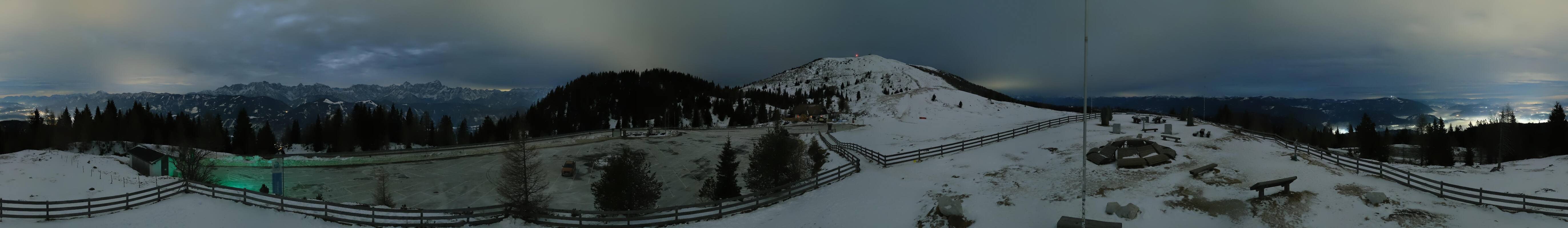 Archiv Foto Webcam Villacher Alpenstraße - Aussichtspunkt Rosstratten