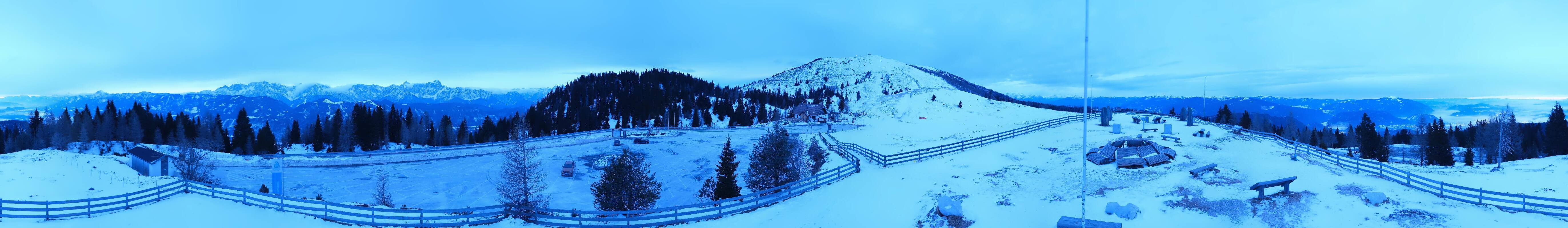 Archiv Foto Webcam Villacher Alpenstraße - Aussichtspunkt Rosstratten