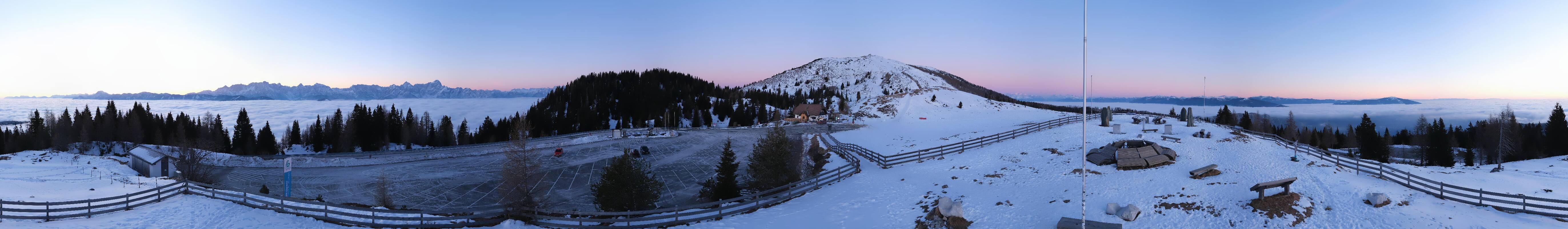 Archiv Foto Webcam Villacher Alpenstraße - Aussichtspunkt Rosstratten