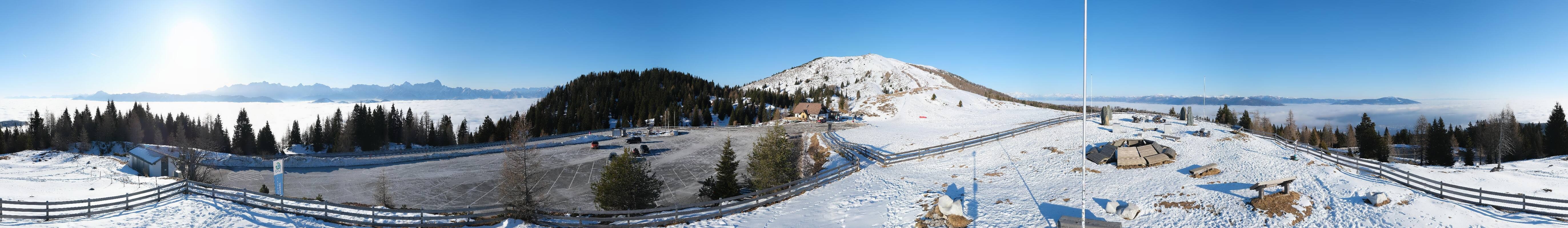 Archiv Foto Webcam Villacher Alpenstraße - Aussichtspunkt Rosstratten
