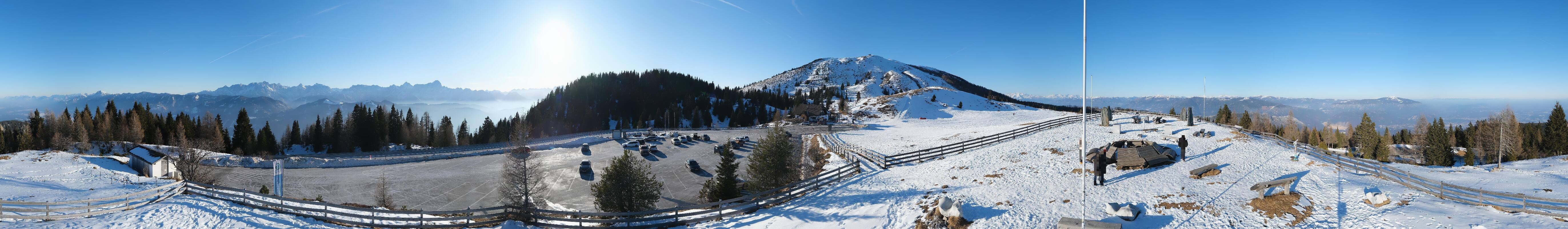 Archiv Foto Webcam Villacher Alpenstraße - Aussichtspunkt Rosstratten