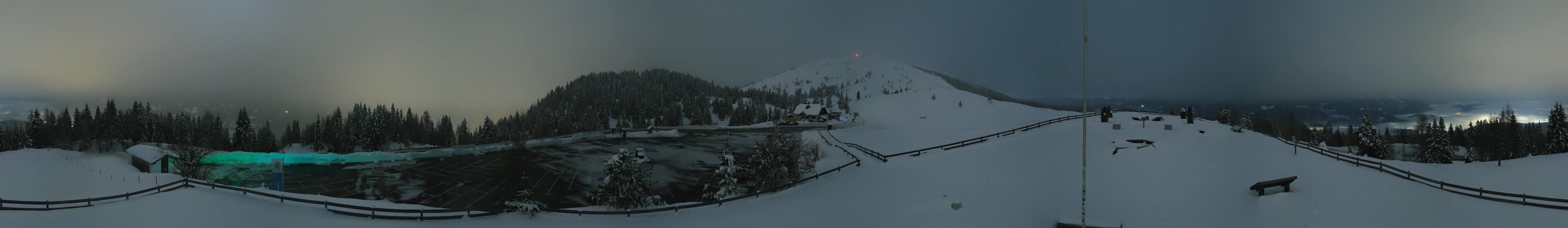 Archiv Foto Webcam Villacher Alpenstraße - Aussichtspunkt Rosstratten