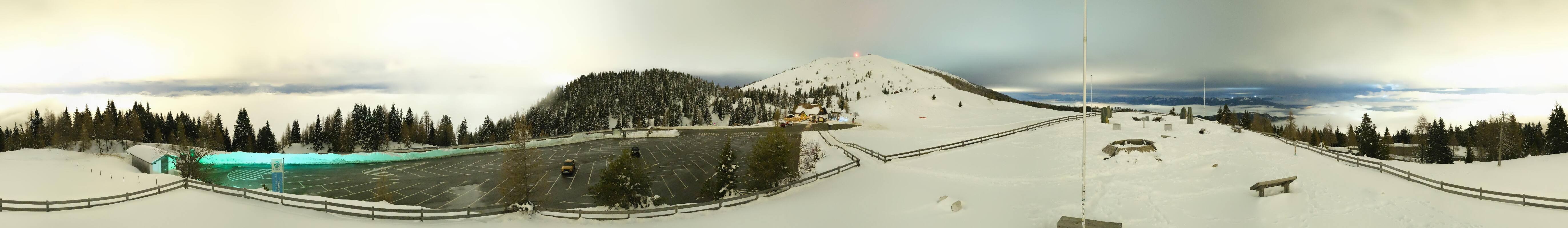 Archiv Foto Webcam Villacher Alpenstraße - Aussichtspunkt Rosstratten