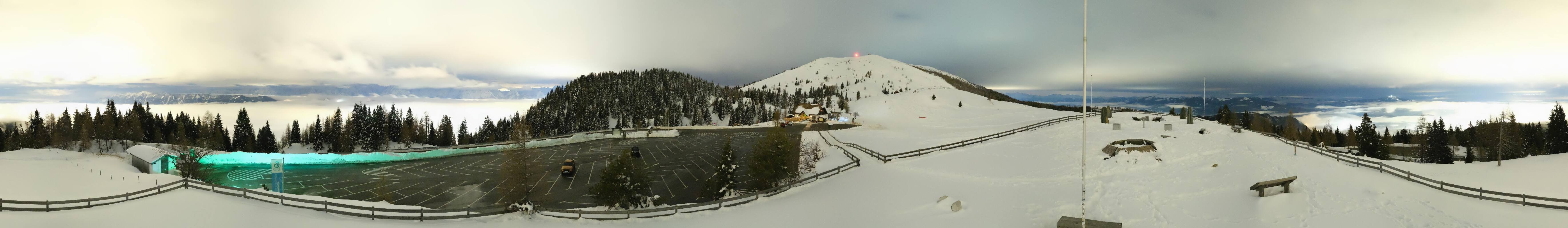 Archiv Foto Webcam Villacher Alpenstraße - Aussichtspunkt Rosstratten