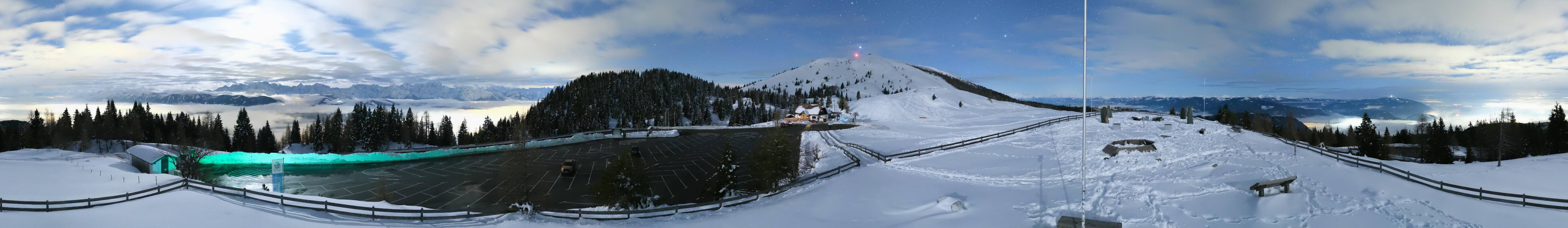 Archiv Foto Webcam Villacher Alpenstraße - Aussichtspunkt Rosstratten