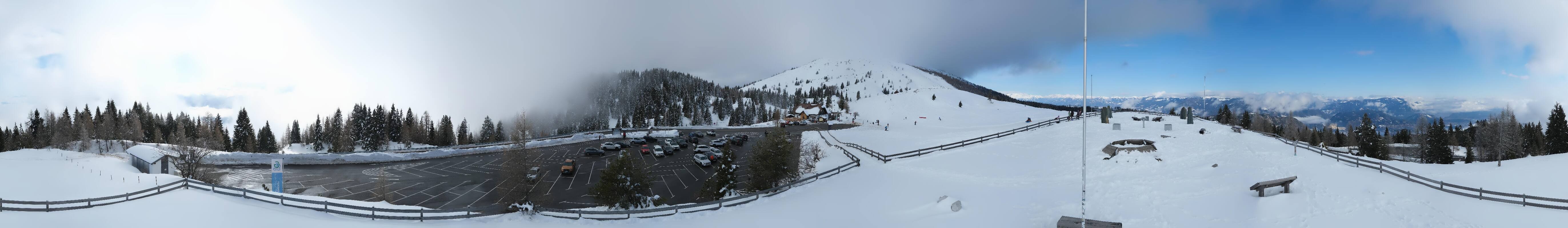 Archiv Foto Webcam Villacher Alpenstraße - Aussichtspunkt Rosstratten