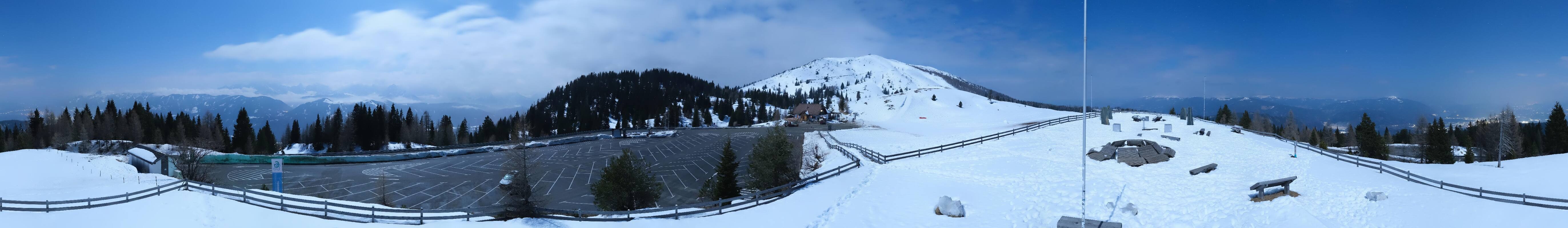 Archiv Foto Webcam Villacher Alpenstraße - Aussichtspunkt Rosstratten