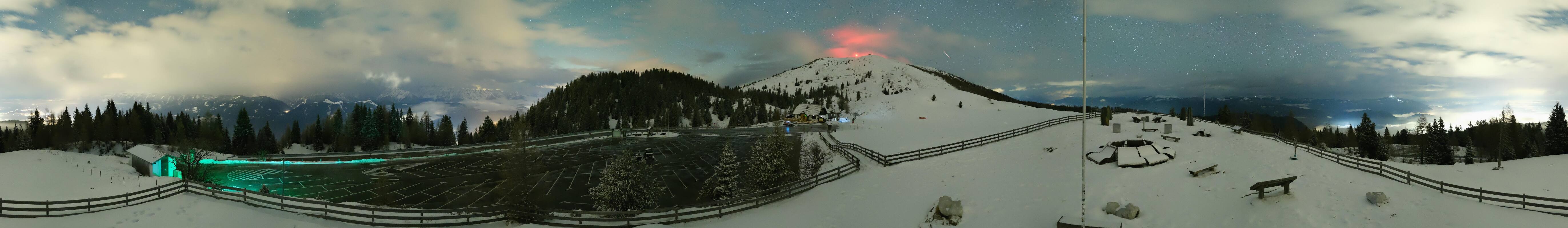 Archiv Foto Webcam Villacher Alpenstraße - Aussichtspunkt Rosstratten