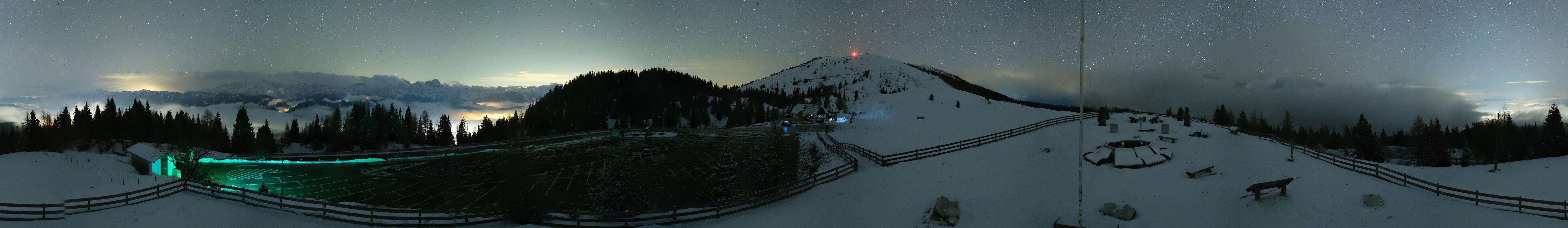 Archiv Foto Webcam Villacher Alpenstraße - Aussichtspunkt Rosstratten